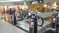 Aluminum Diamond plate Motorcycle parking spot for garage or show.