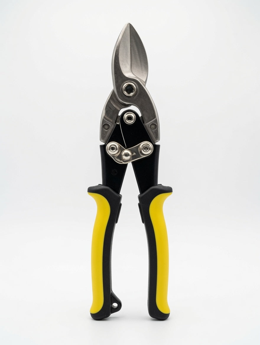 Diamond Plate Aviation Snips - 10" Straight Cut