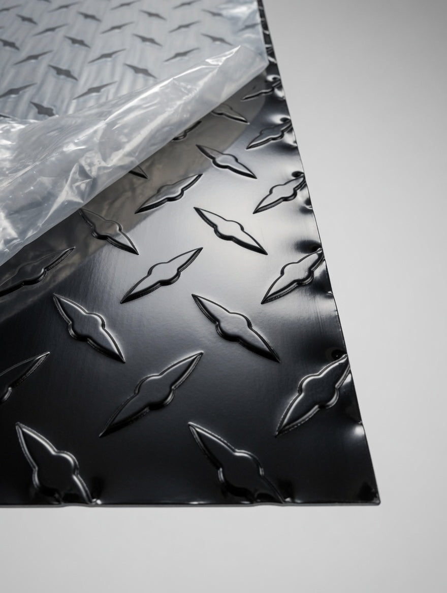 Black Aluminum Diamond Plate Sheet 4'x8' 0.040" – Wholesale & Local Pickup Deal