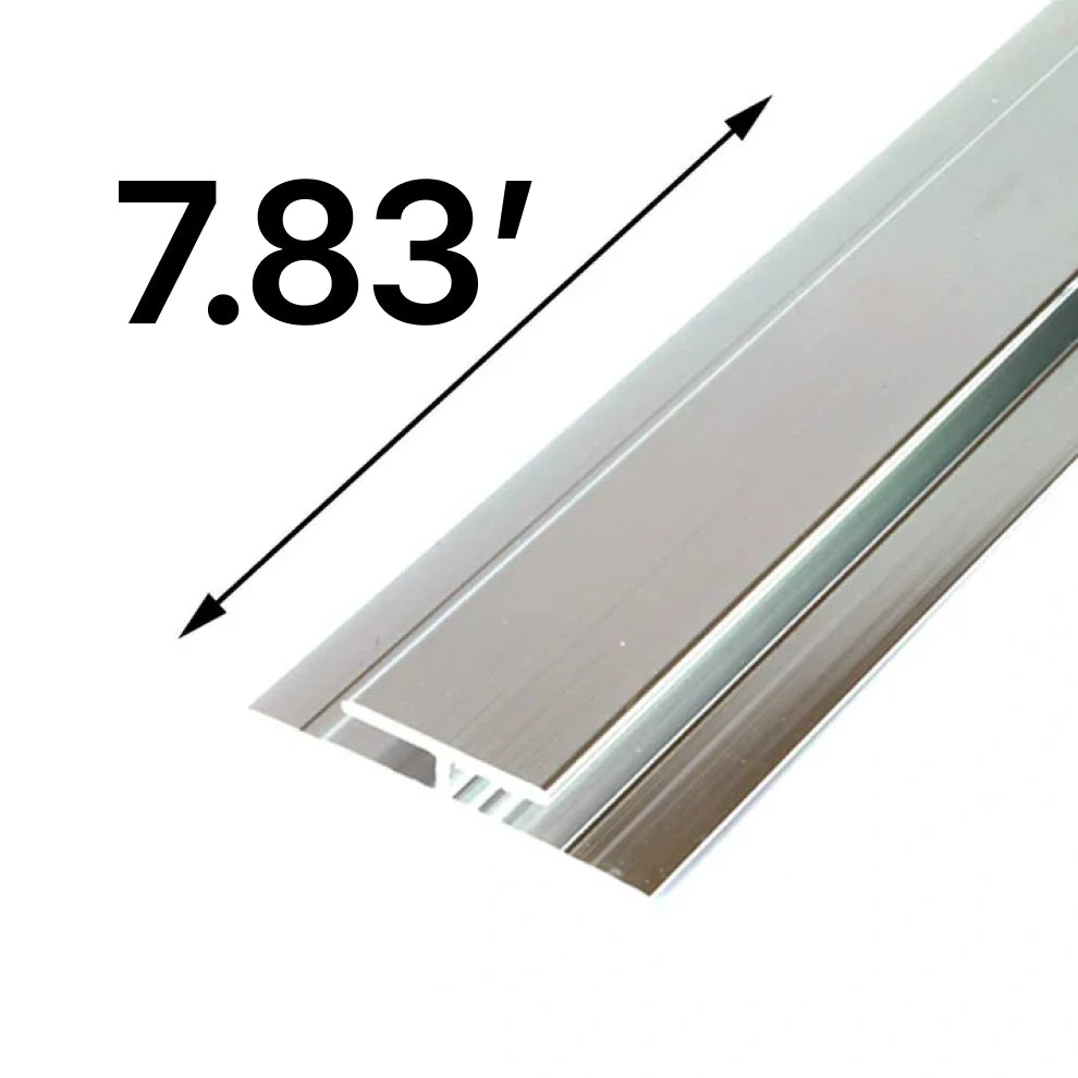 Aluminum H-Seam Splice Molding