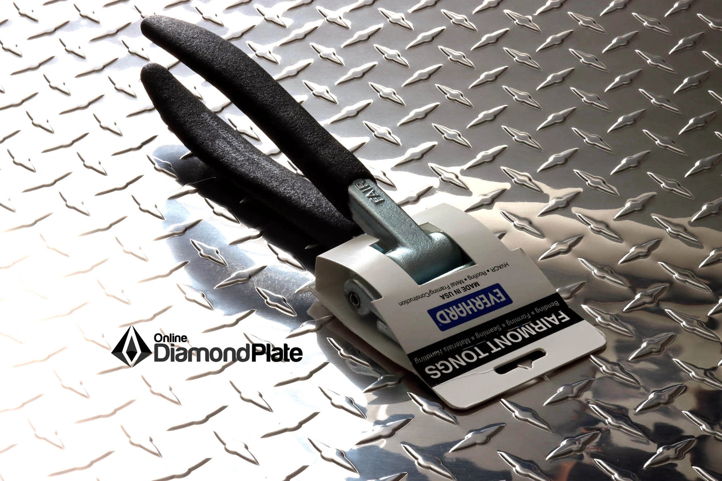 Diamond Plate Edge Straightener & Bending Tongs | Fairmont | 3" Jaw