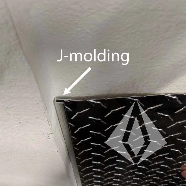 Wholesale Aluminum Edge Cap J-Trim Molding