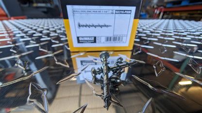 DeWalt 1/4" x 1-1/4" Wall Dog Pan Head Light Duty Anchor (100/Pkg.)