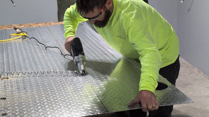 WEN 3650 Electric Swivel Head Metal Shear — Diamond Plate Cutting Tool | Cuts .025" to .045" Aluminum