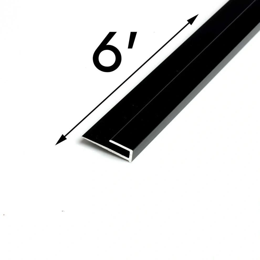 Aluminum Edge Cap J-Trim Molding