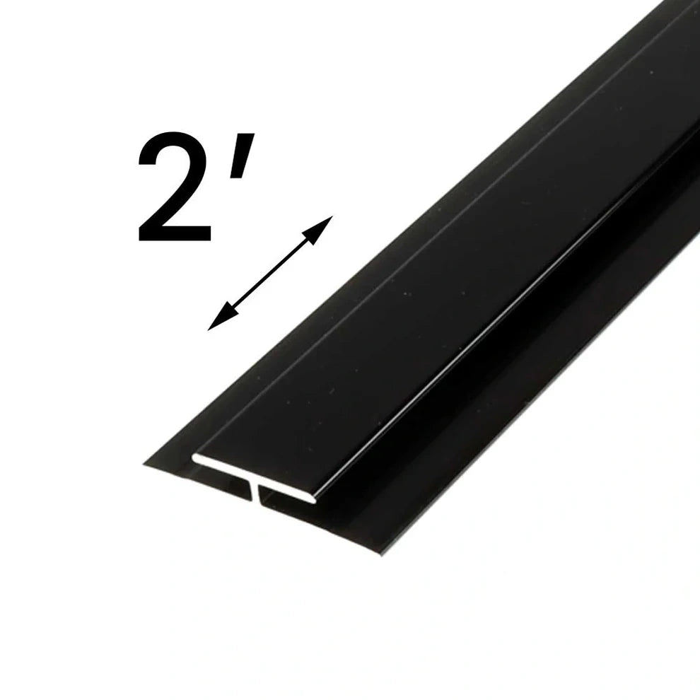 Aluminum H-Seam Splice Molding
