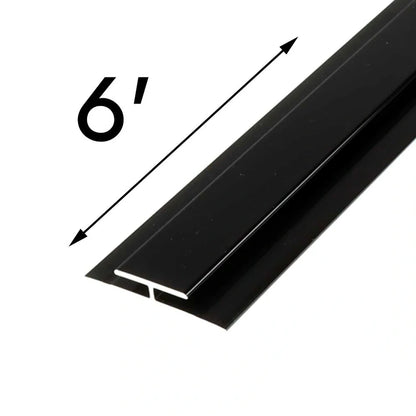 Aluminum H-Seam Splice Molding