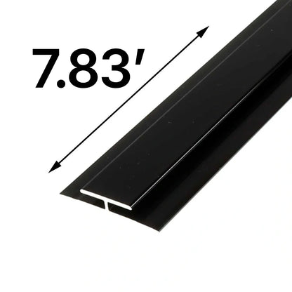 Aluminum H-Seam Splice Molding