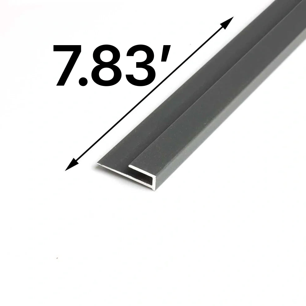 Aluminum Edge Cap J-Trim Molding