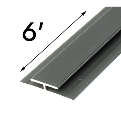 Aluminum H-Seam Splice Molding