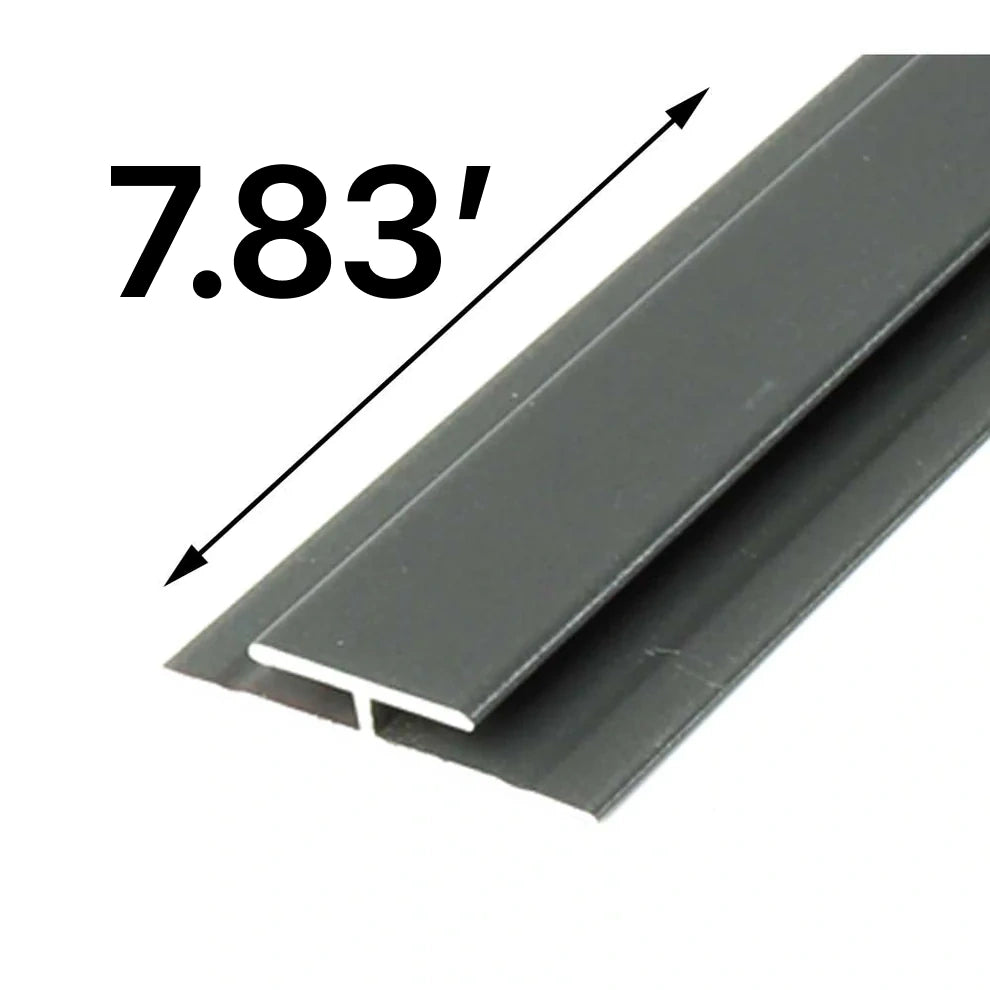 Aluminum H-Seam Splice Molding