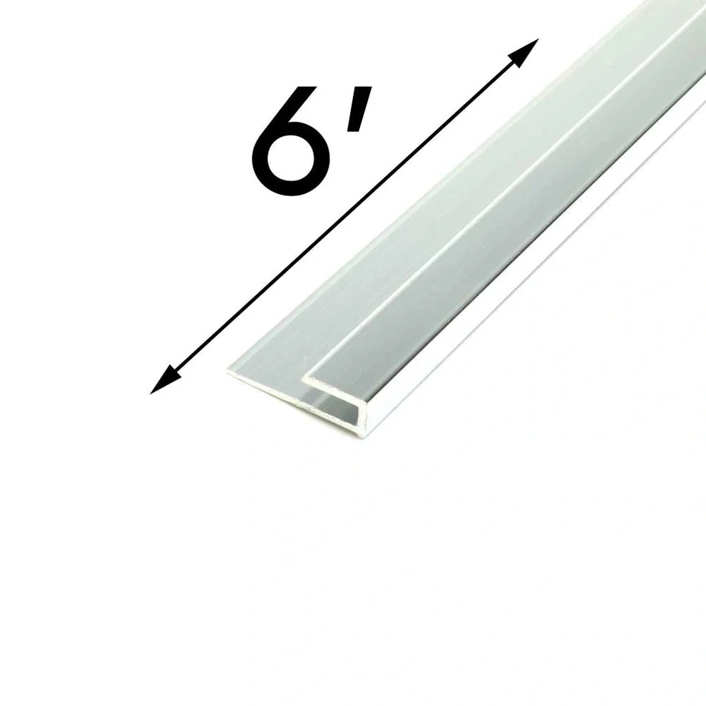 Aluminum Edge Cap J-Trim Molding